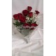 Bouquet de 9 roses rouges